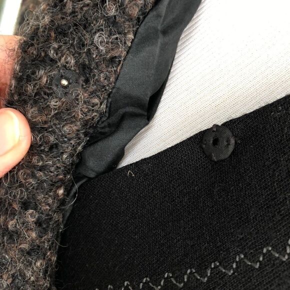 Vintage Y2K O k W  Wool/Viscose Blend Power Jacket - Picture 6 of 8